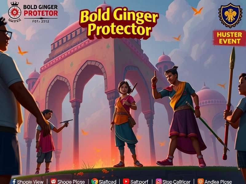 Bold Ginger Protector Gameplay Showcasing Indian Settings